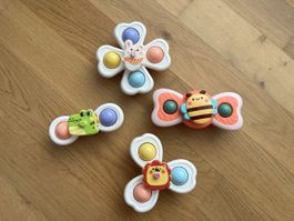Baby Fidget Spinner Toys 4 pcs Animal Design