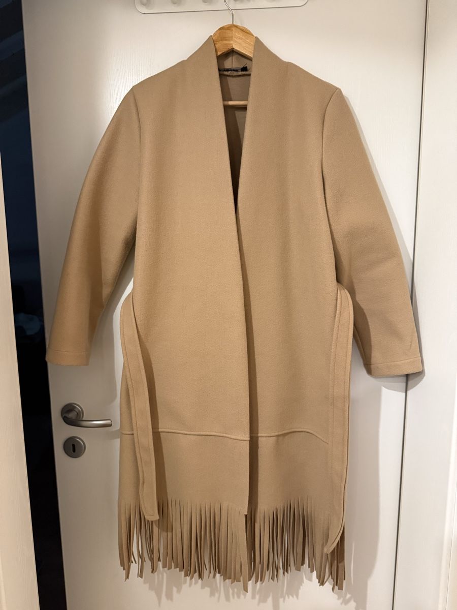 Mäntel: Manteau long camel à franges / Taille L – Gebraucht aus MASSONGEX von Luluone 1