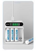 Chargeur rapide batteries 1.2V, AA, AAA, NiCd, NiMh (4 empla