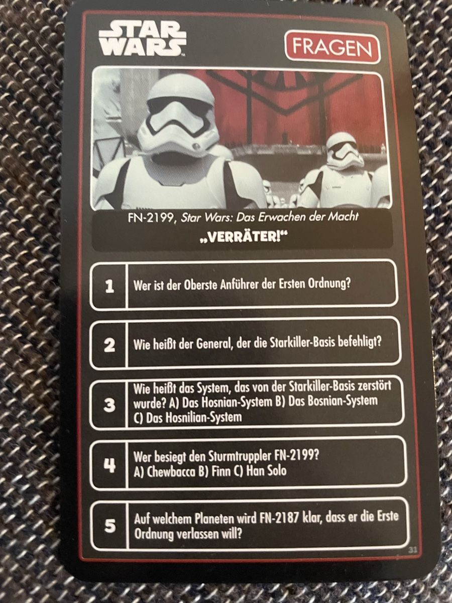 Disney Spiele: Quiz Star Wars German – Neu (gemäss Beschreibung) aus Dübendorf von fel_cxq9 2