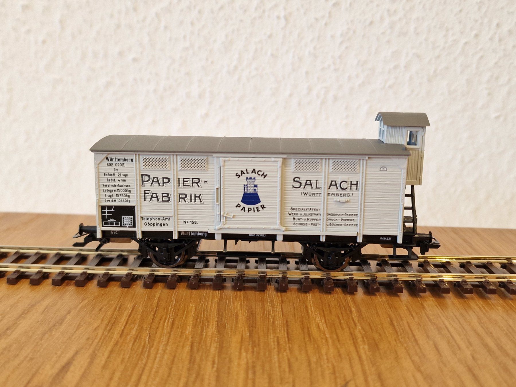 Trix Modellini di ferrovie: Güterwagen Salach Papier H0 – Nuovo (secondo la descrizione) da Matten b. Interlaken venduto da lor_hr9w 1