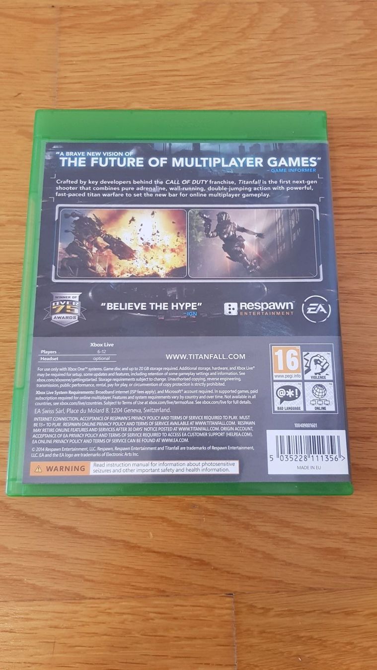Microsoft Giochi: Titanfall - XBOX One - PAL – Usato da Lausanne 26 venduto da HipstersCollectibles 1