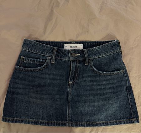 Jeansrock Hollister W25 dunkelblau guter Zustand