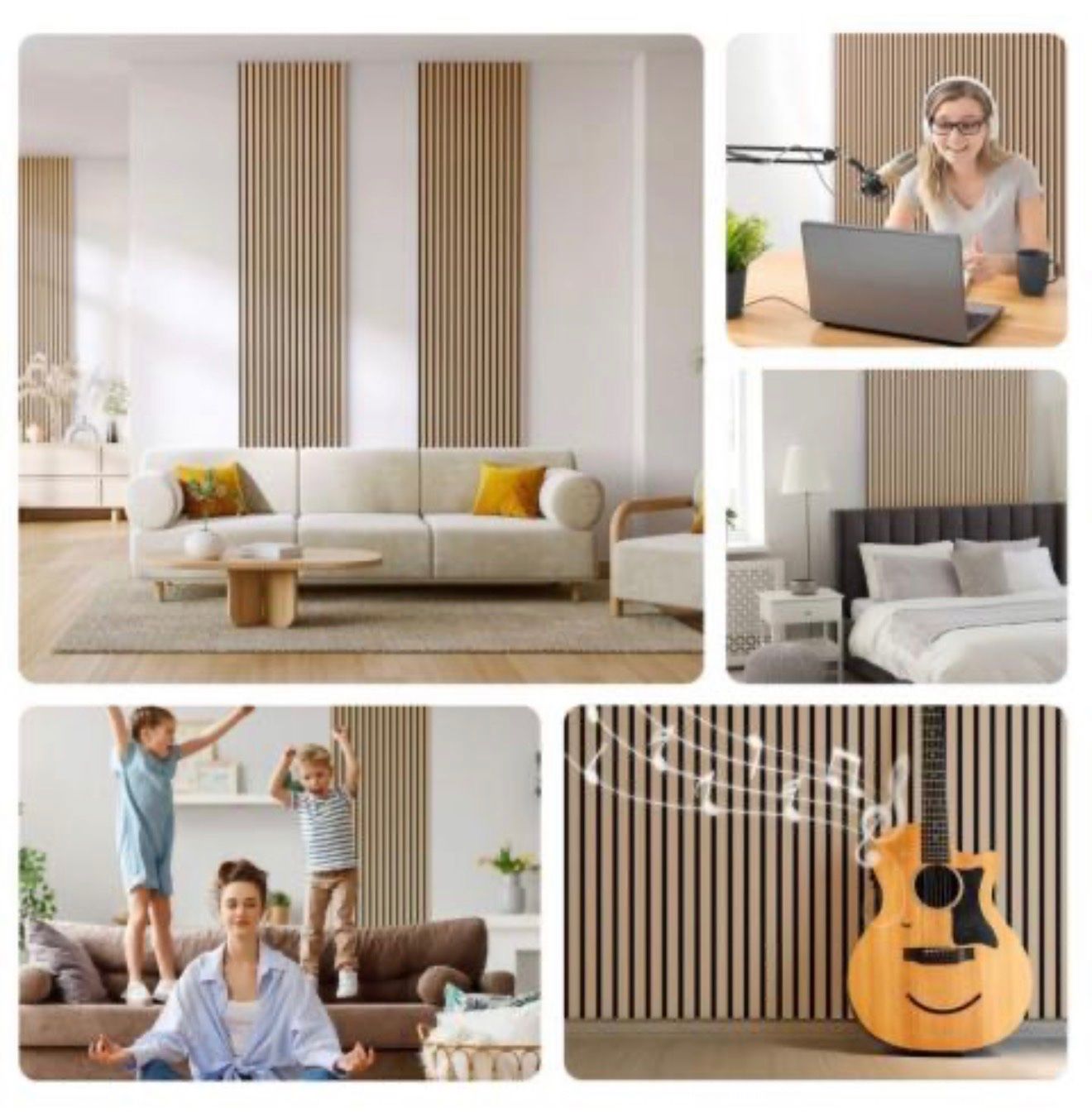 Sonstiges Zubehör: Akustikpaneele 2er Set - wallnuss – Neu und originalverpackt aus Amriswil von JaJa-Express 4