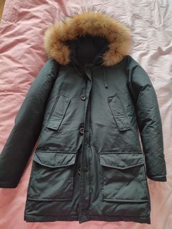 HOX Down Winter Warm Parka Jacket Navy Blue, M 38
