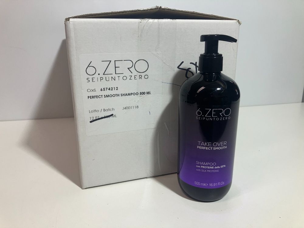 12x 500ml 6.Zero Profi Coiffeur PERFECT SMOOTH Shampoo NEU (Neu und ...