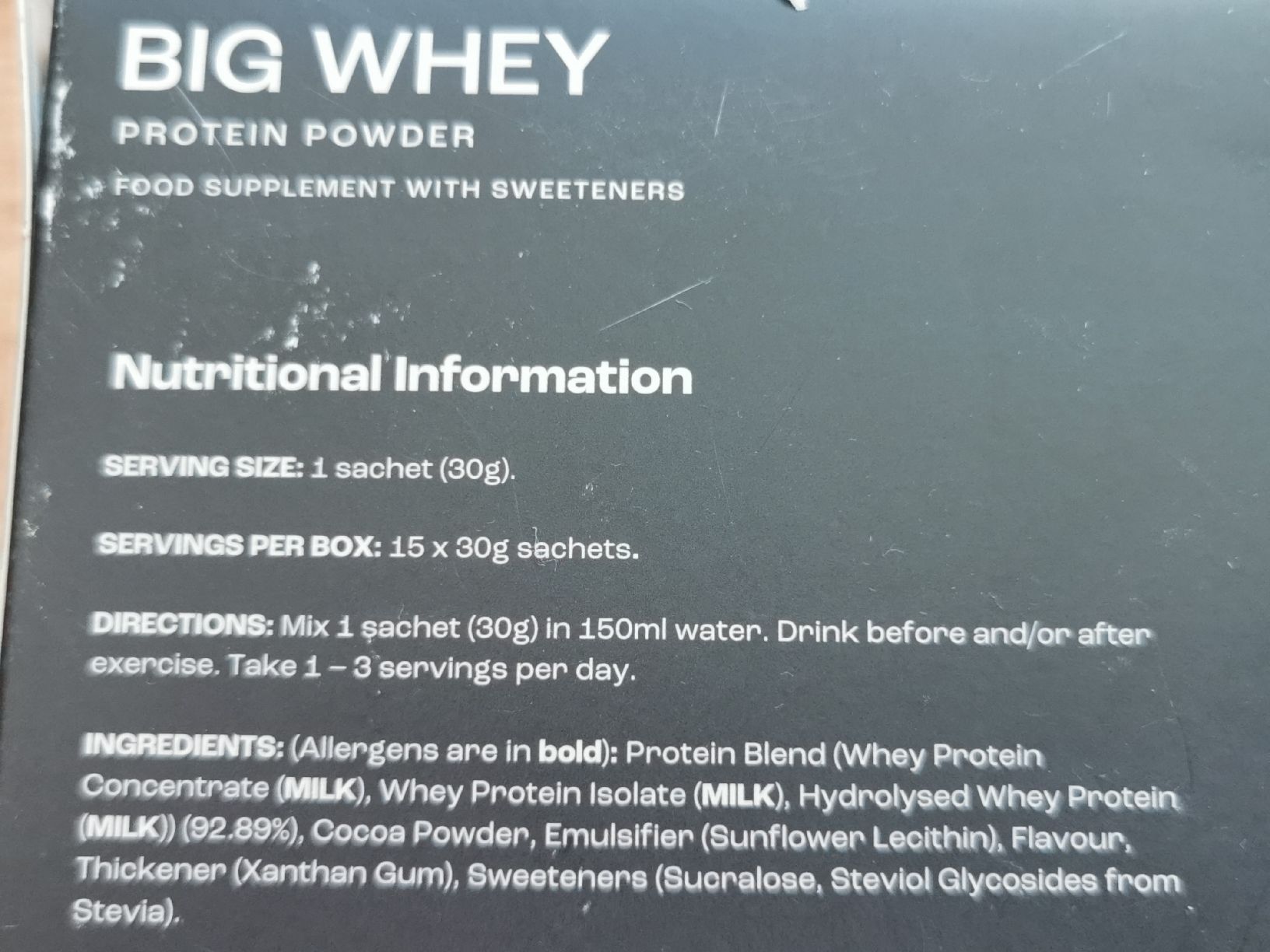 Cibi & Specialità: Big Whey 14 Protein Powder – Nuovo (secondo la descrizione) da Schlieren venduto da vla_9m75 4