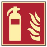 Feuerlöscher Brandschutzschild ISO 7010