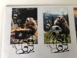 Ganze Serie 24 FDC Crypto Stamp 4.0 aus den Blocks 2400.--