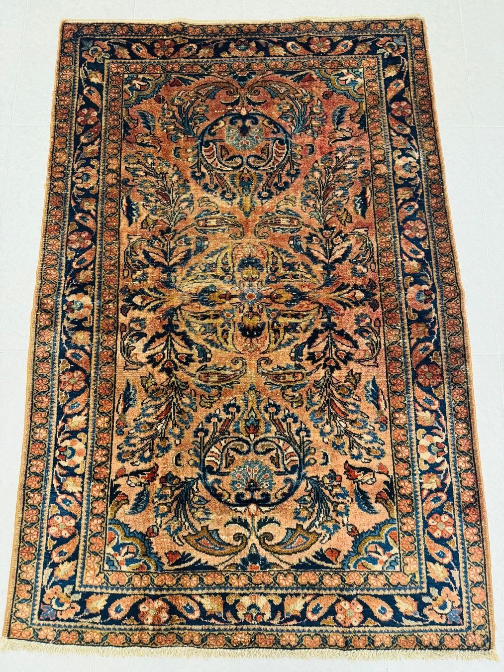 Teppiche: Alter Teppich, Sarouk 102 cm x 156 cm – Gebraucht aus Mols von armanwalensee 1