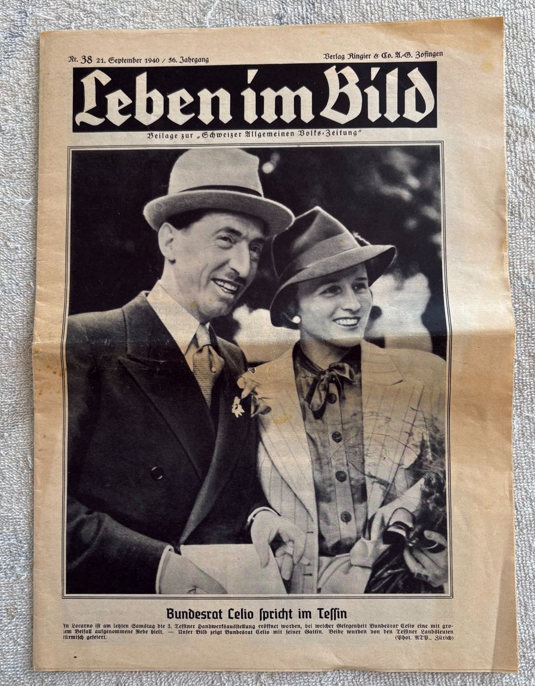 Riviste & Magazine: LEBEN IM BILD 21. SEPTEMBER 1940 – Usato da Ostermundigen venduto da wini63