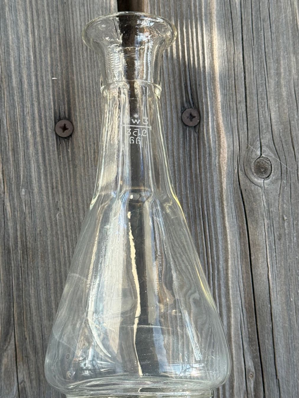 Caraffe: Antike Weinkaraffe, geeicht 3dl. – Usato da Winterthur venduto da Barunggeli