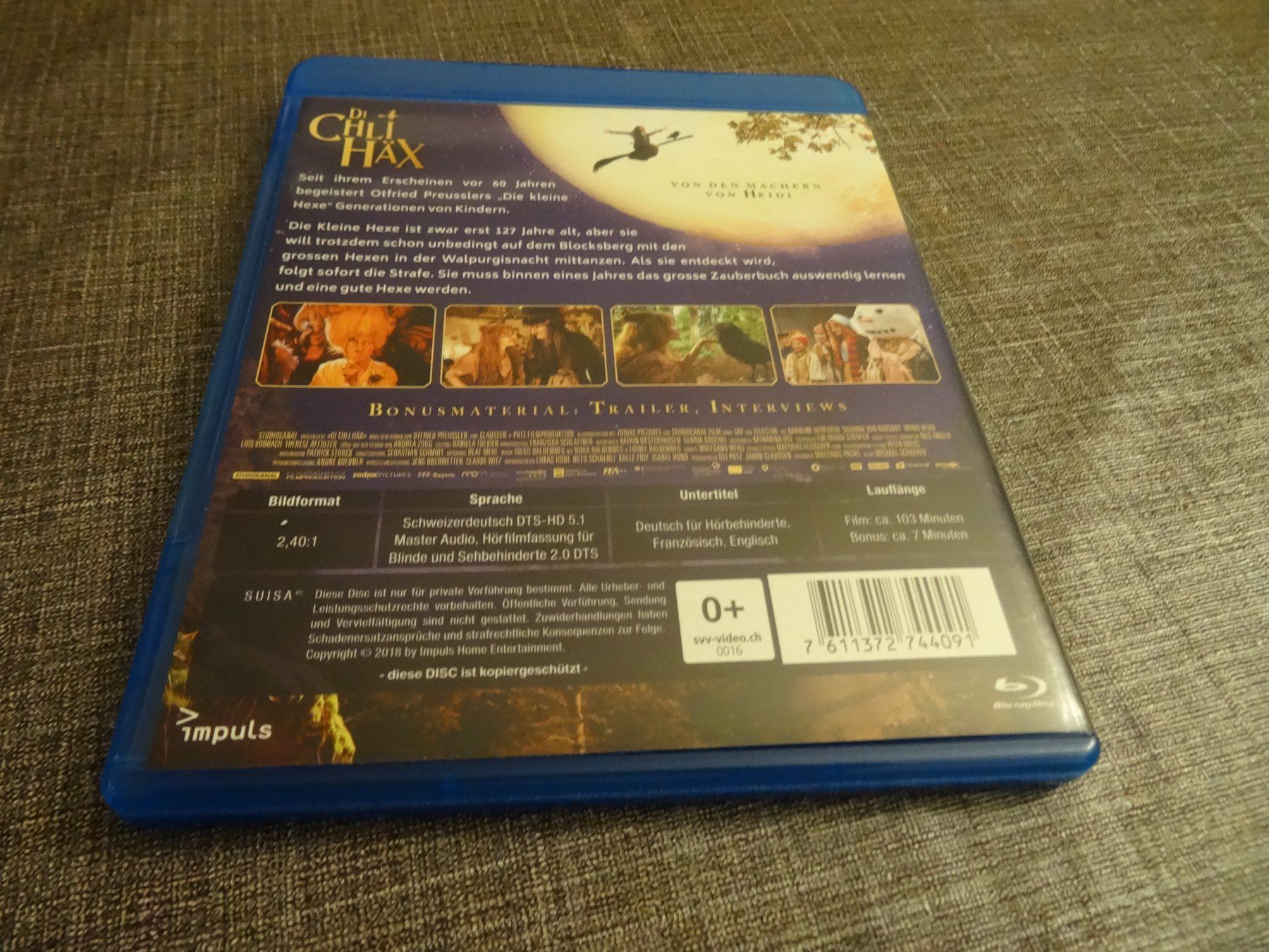 Tutti i DVDs: Blu-ray Die chli Häx Schweizerdeutsch – Usato da Olten venduto da Disc-Verkauf 2