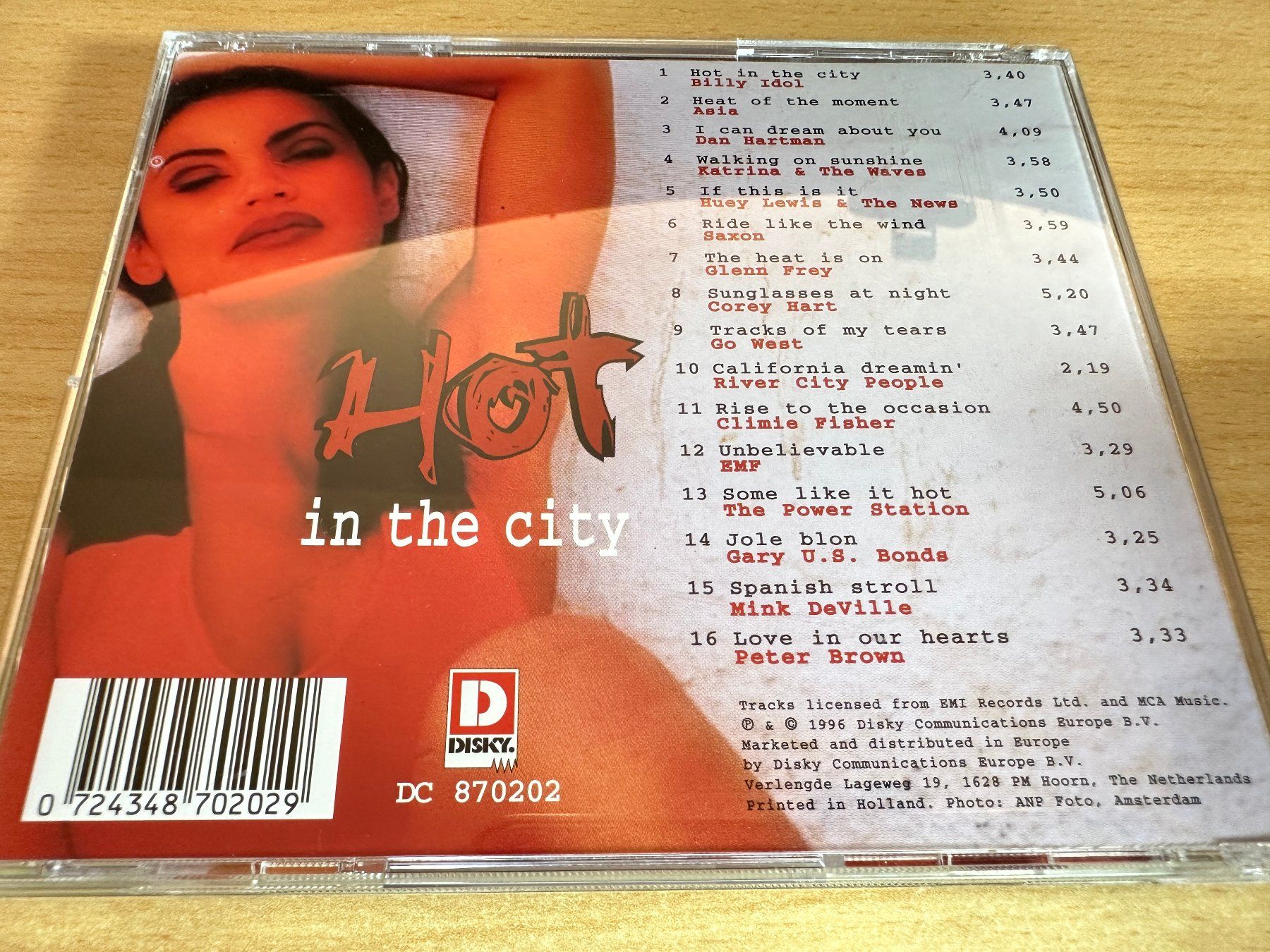 CDs: Various – Hot In The City – Gebraucht aus Rikon im Tösstal von Alpenmutz 1