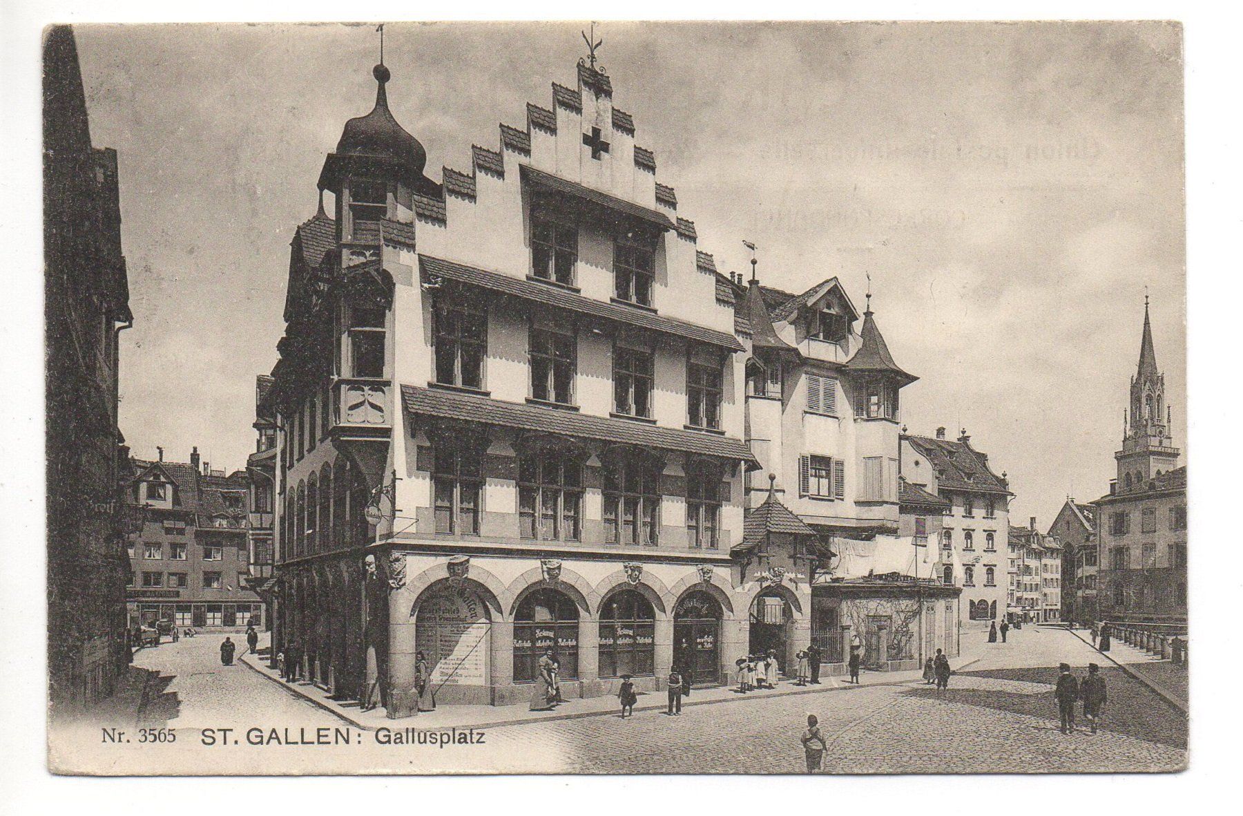 Cartes postales: ST. GALLEN Gallusplatz – D'occasion à Jona par philajona