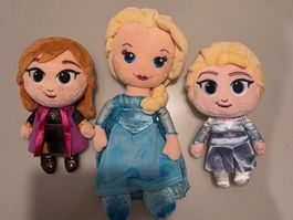 3 Peluches - La Reine des Neiges