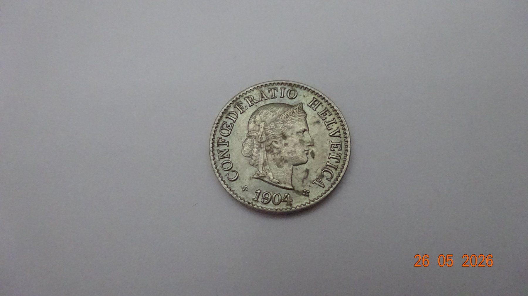 Tutti le monete: 5 Rappen 1904 Unz. – Usato da bassecourt venduto da Oursvert 1