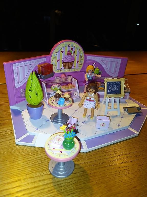 Playmobil Giocattoli: Playmobil 9080 cafe "Cupcake" – Usato da Wittenbach venduto da Stradivar1