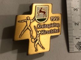 Turner Abzeichen Hirschthal 1991 Kreisspieltag