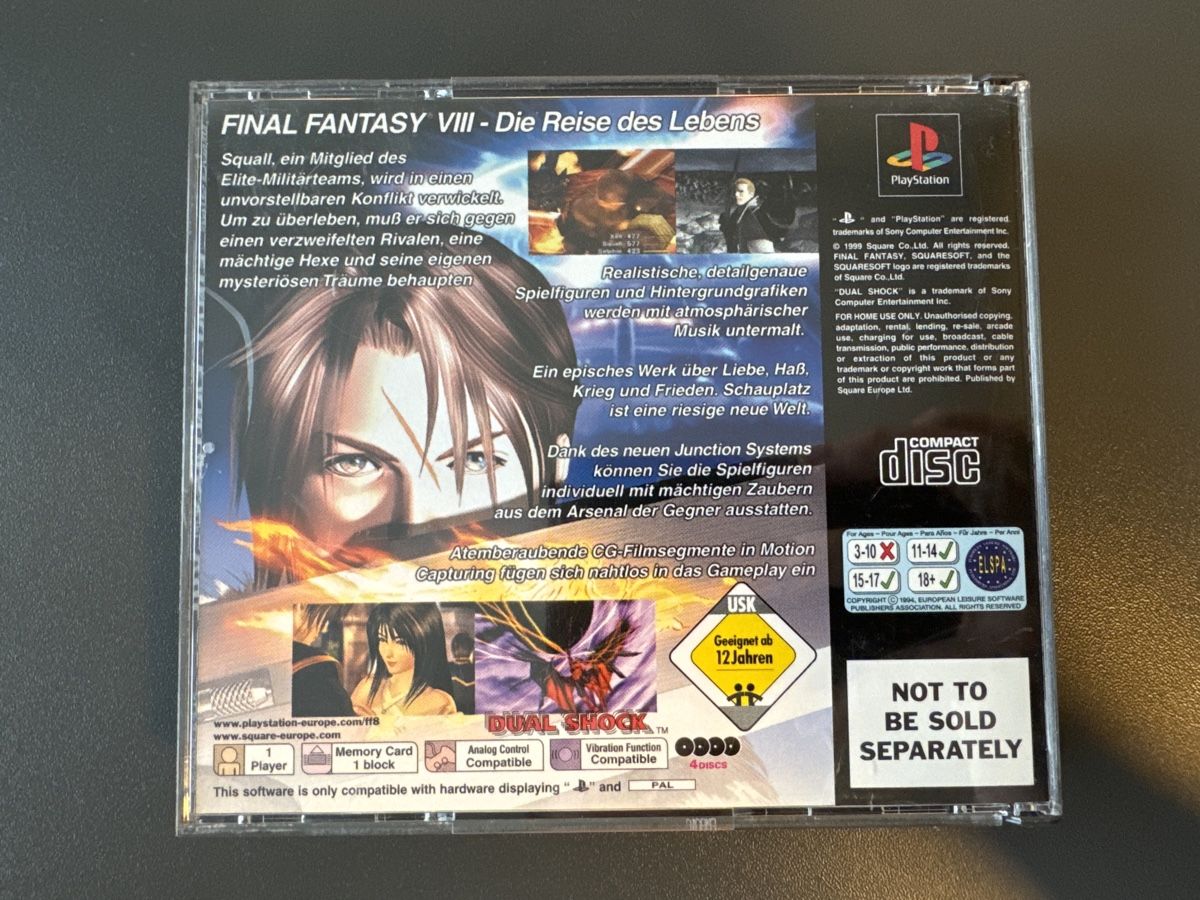 Sony Giochi: Ps1 - Final Fantasy VIII – Usato da Zürich venduto da Manuel.Huber 1
