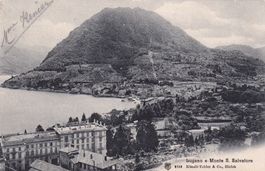 Lugano e Monte S. Salvatore. Hotel Garni Walter Lugano 1906