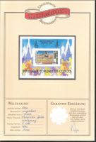 Kongo Block 22 ungezähnt Olympische Spiele Moskau 1980 **