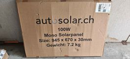 Autosolar.ch 100W Mono Solar Panel New in Box