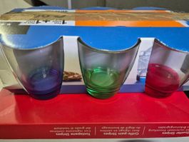 6 neue farbige Wassergläser „Acqua“ (6er-Set, je 28 cl)