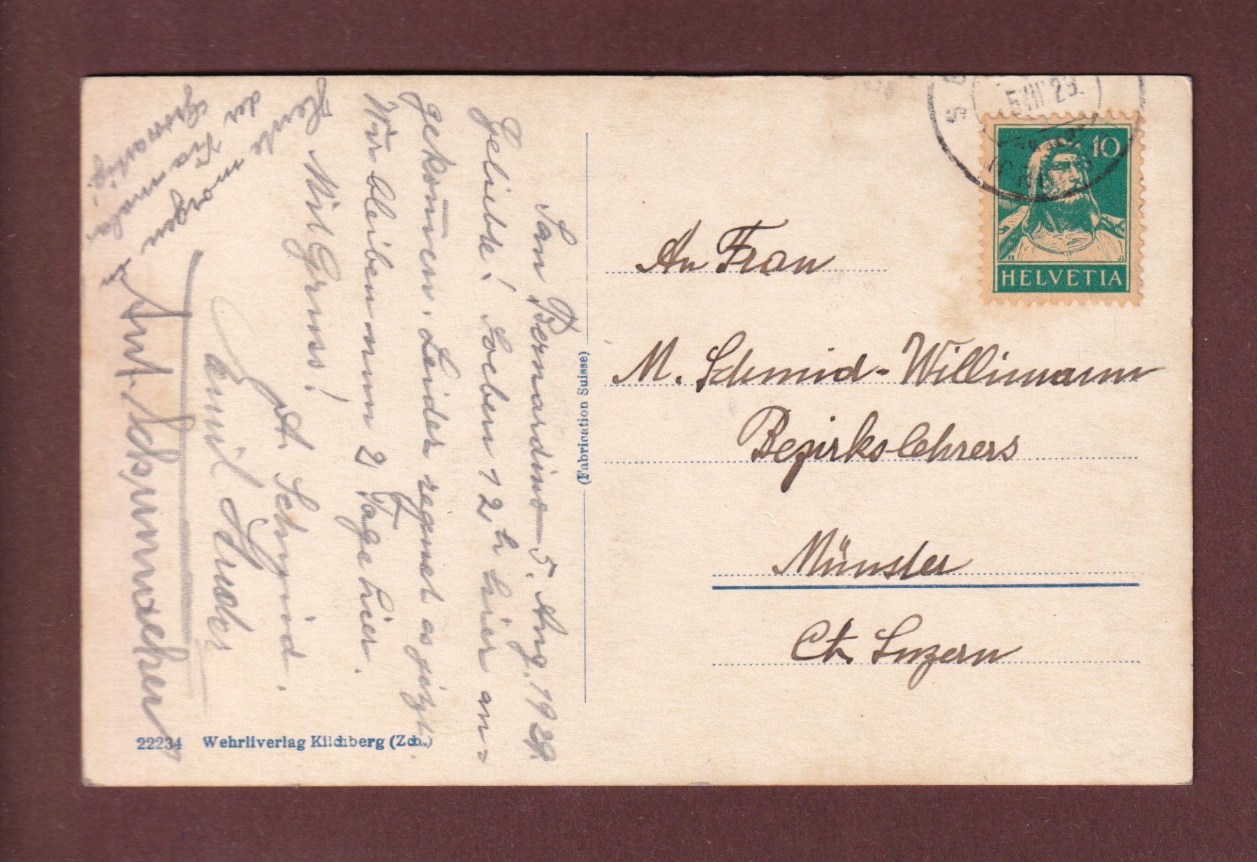 Cartes postales: ST. MORITZ - S. Murezzan - 1929 – D'occasion à Pully par nicecards-shop 1
