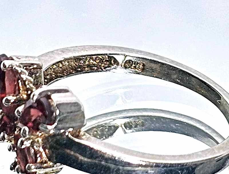 Ringe: Fingerring Sterlingsilber mit Steinen – Neu (gemäss Beschreibung) aus Zug von urzeit 3