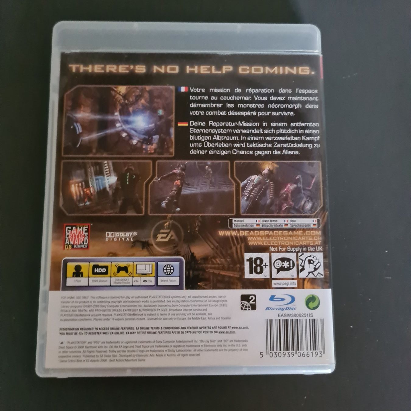 Giochi: Dead Space für Playstation 3 / PS3 – Usato da Chur venduto da 1996hiphop 1
