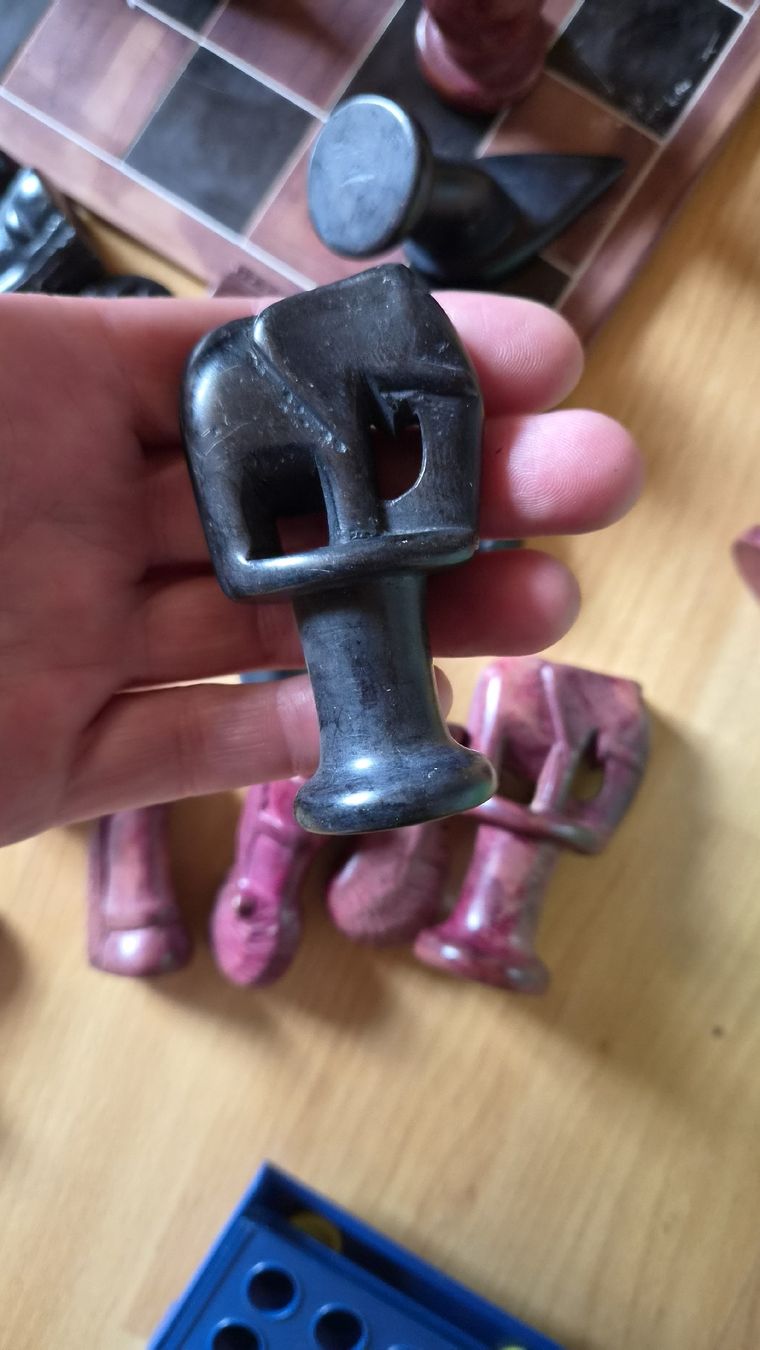 Giochi: altes Afrika Schachspiel Speckstein – Usato da Kölliken venduto da Upcycling-by-Mc-TAM 2