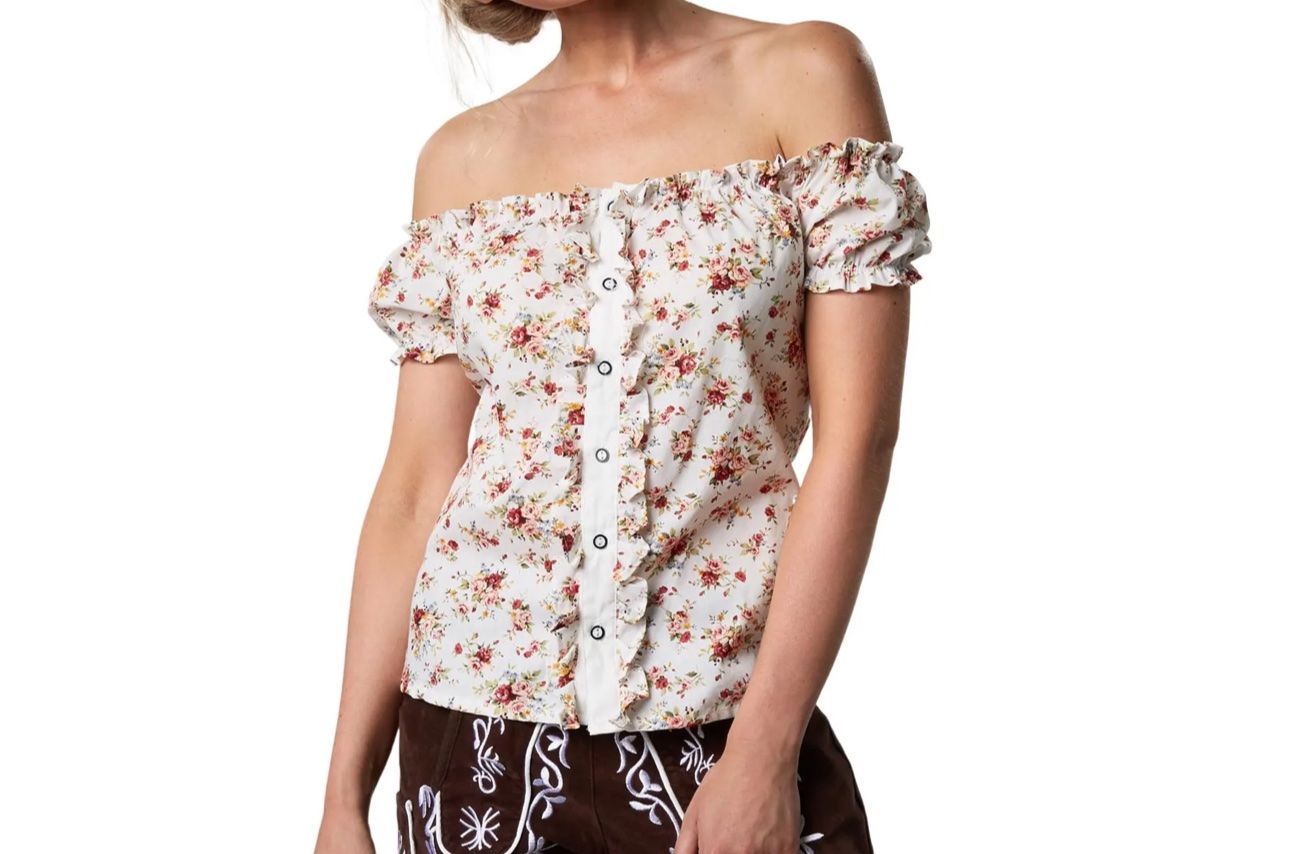 Costumi: neue Trachtenbluse Grösse L – Nuovo e nell'imballaggio originale da Necker venduto da liq24