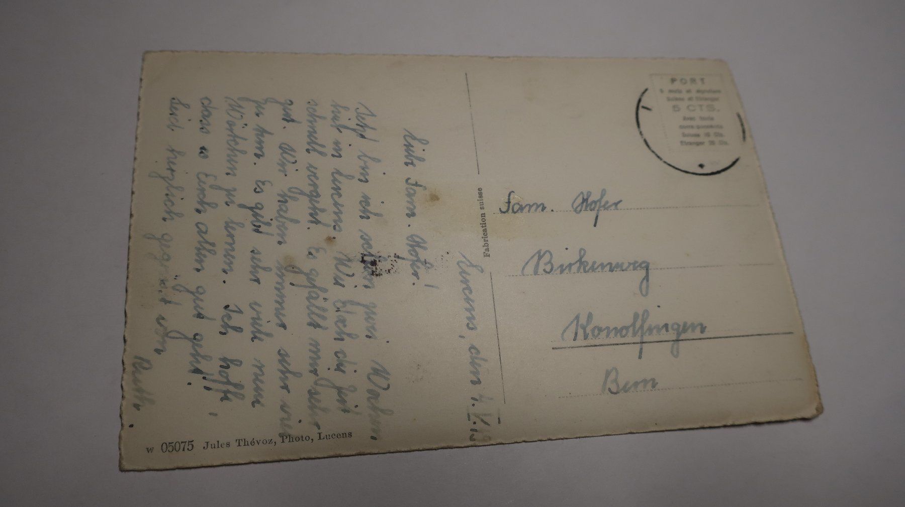 Cartoline postali: Lucens H.P.J.F. Bâtiment I – Usato da Cormoret venduto da Pascalll2001 4