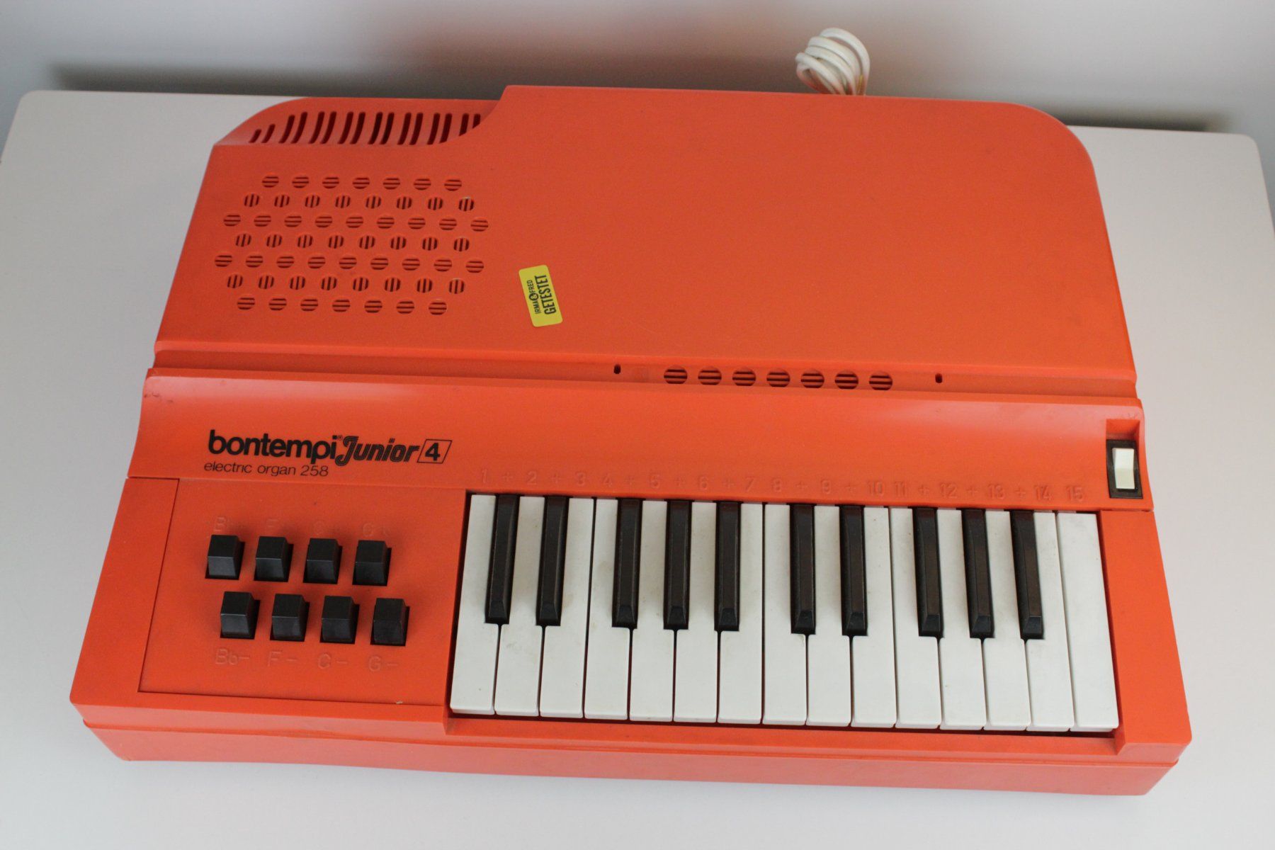 Bontempi Strumenti musicali: Bontempi Junior 4 Elektrische Orgel Vintage – Usato da Basel venduto da IRMAundFRED