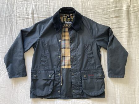 Barbour Bedale Wachsjacke Navy