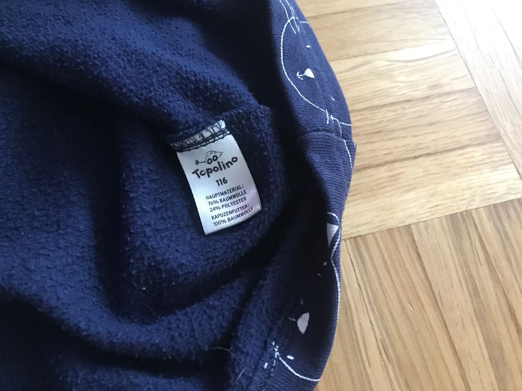 Pullover & Sweatshirts: Kapuzen Pullover mit Katzen von Topolino Grösse 116 – Gebraucht aus Emmenbrücke von Hathor123 3