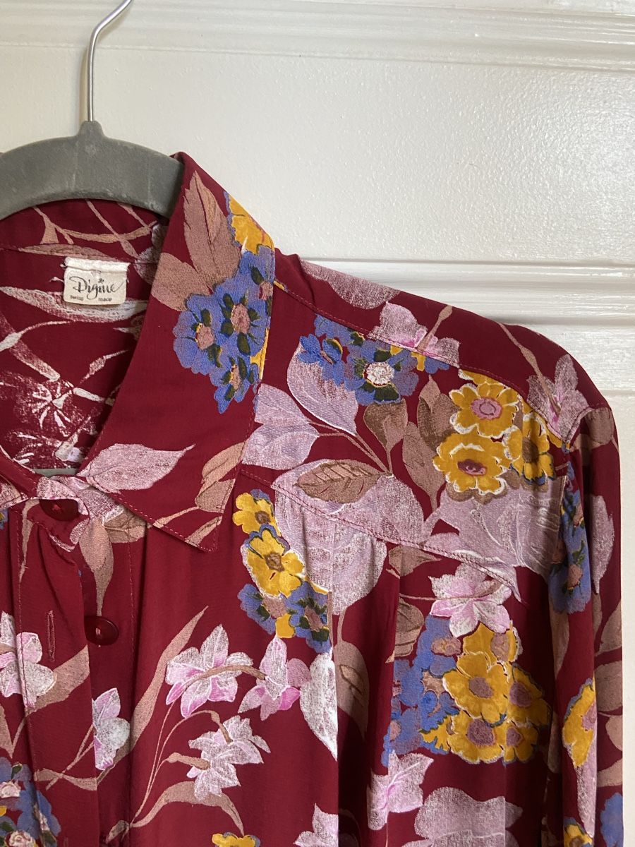 Camicette: Vintage Bluse, Viskose Gr. 38(L) – Usato da Zürich venduto da Unique2400 4