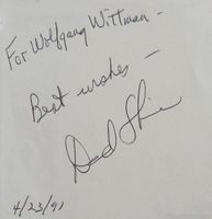 David Shire (1937) Filmkomponist - Autogramm