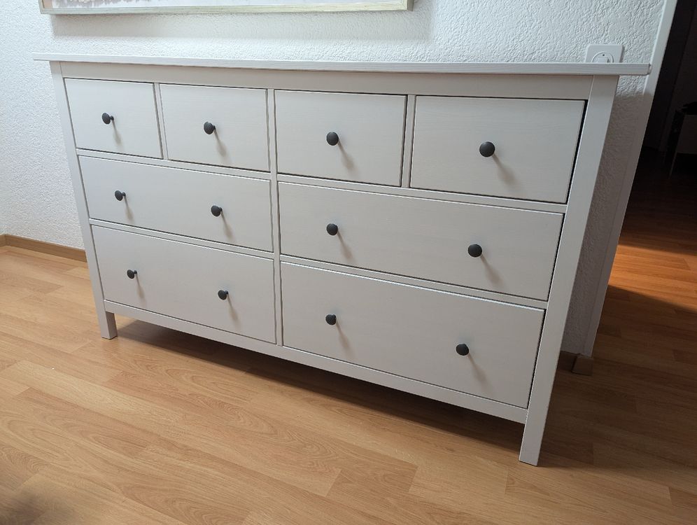 IKEA HEMNES Kommode mit 8 Schubladen, weiß 160x96 cm Kaufen auf Ricardo