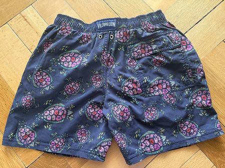 Short de bain bleu marine Vilebrequin taille 14 ans