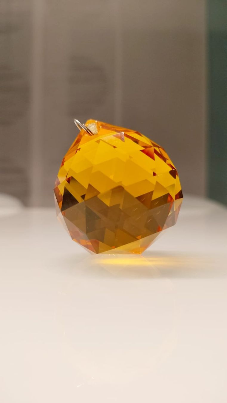 Bicchieri: Kristallkugel - Bohemia amber D5cm – Nuovo (secondo la descrizione) da Oekingen venduto da italia006 2