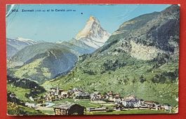 AK MATTERHORN ZERMATT WALLIS ENGLAND CA. 1945