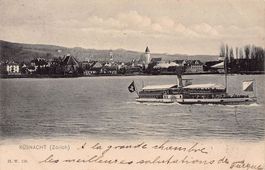 Küsnacht ZH, Dampfer HELVETIA, gelaufen 1906