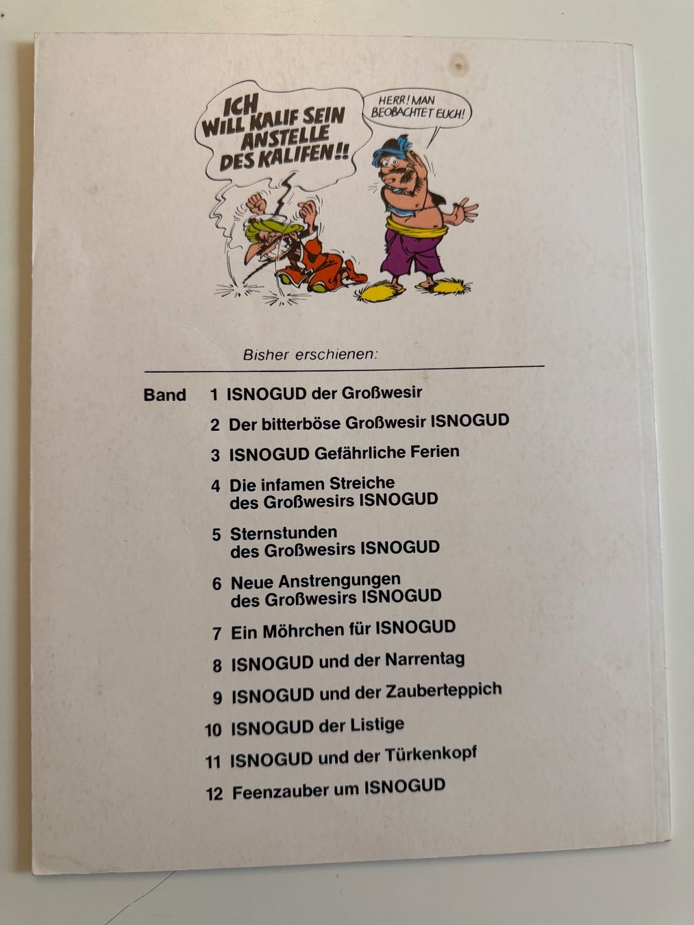 Fumetti: ISNOGUD BAND 12 – Usato da Münsingen venduto da Ganjam 2