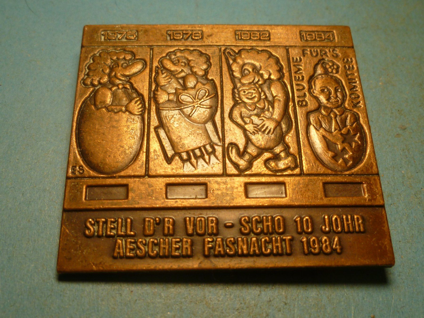 Plaquettes & Badges: AESCH 1984 BRONZE – D'occasion à Ried (Muotathal) par Mandarin02
