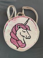 Sehr gut erhaltener cooler Einhornrucksack Wendepailletten