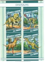 Block "Dinosaurier". Sierra Leone
