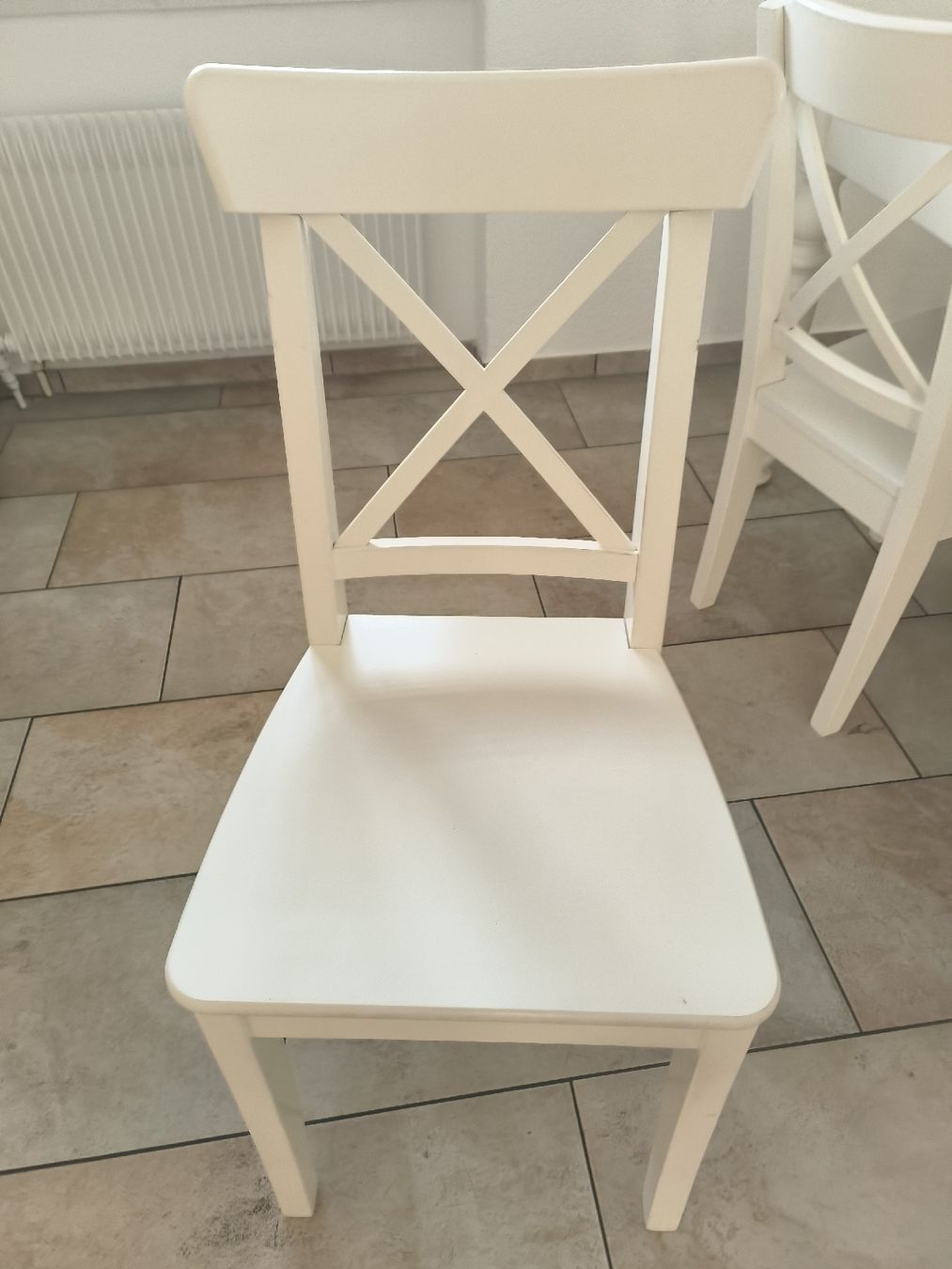 Ikea Sedie: Ikea Stühle weiss – Usato da Kreuzlingen venduto da Lilith888