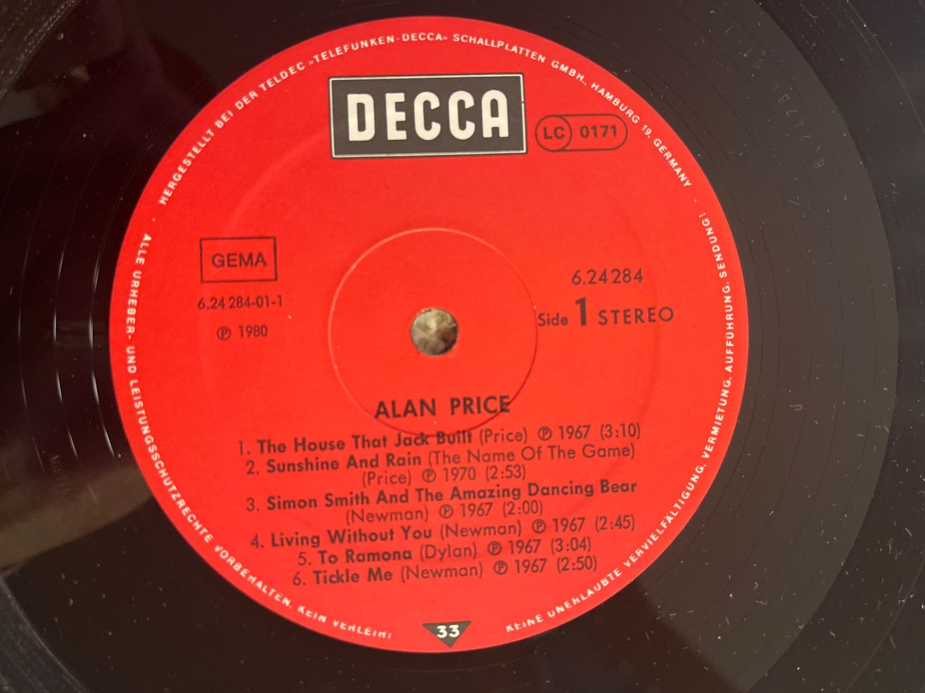 Vinyles: A71/Alan Price - Profile – D'occasion à Frutigen par Philippe_jsp 2